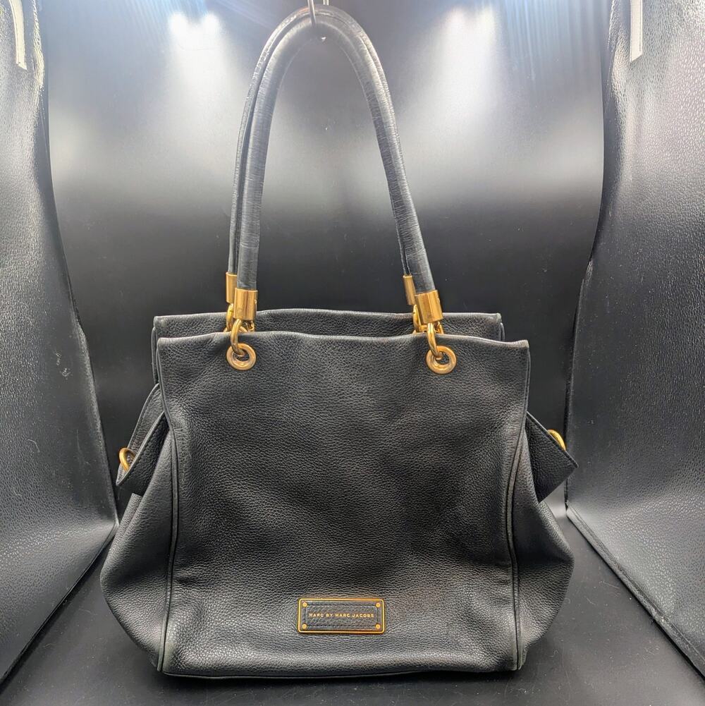 Marc by Marc Jacobs Bentley Winged Black Leather Tote Bag M0009422